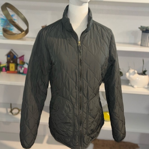 Women's Quilted Jacket‎ - Black - Picture 1 of 8
